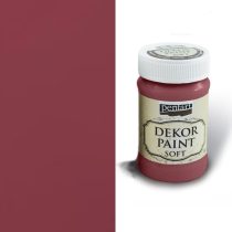 Chalky Paint - Dekor Paint Chalky - 100ml -  Cardinal Red