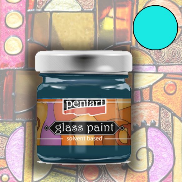 Pentart Glass Paint - solvent based 30ml - Morning glory