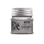 Pentart Glamour Fabric Paint 50ml - Silver