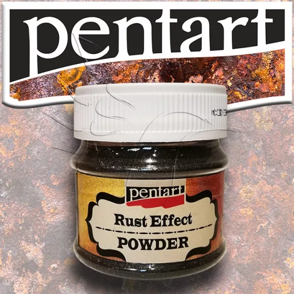 Rozsda-hatás - Pentart Rust Effect set, 3x20ml + 1x120g