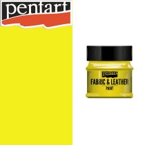 Fabric & Leather Paint - Pentart 50ml - Yellow