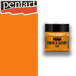Fabric & Leather Paint - Pentart 50ml - Orange
