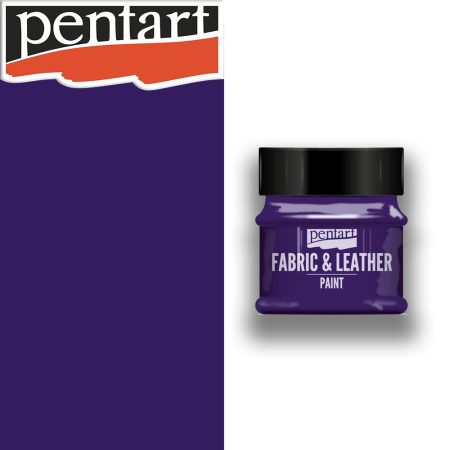 Textil- és Bőrfesték - Pentart Fabric & Leather Paint 50ml - Lila
