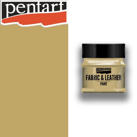 Textil- és Bőrfesték - Pentart Fabric & Leather Paint 50ml - Világosbarna