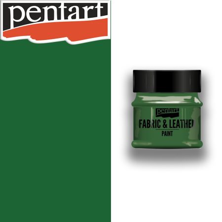 Textil- és Bőrfesték - Pentart Fabric & Leather Paint 50ml - Zöld