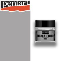 Fabric & Leather Paint - Pentart 50ml - Silver
