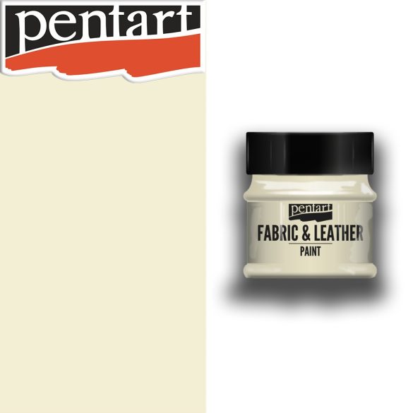 Fabric & Leather Paint - Pentart 50ml - Eggshell