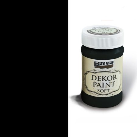 Chalky Paint - Dekor Paint Chalky - 100ml - Ebony Black