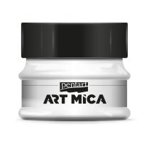   Mineral Powder - Pentart Art Mica Pigment Powder - Pearl White