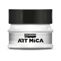   Mineral Powder - Pentart Art Mica Pigment Powder - Pearl White