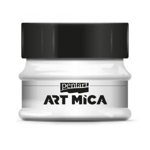 Mineral Powder - Pentart Art Mica Pigment Powder - Pearl White
