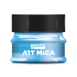 Mineral Powder - Pentart Art Mica Pigment Powder - Golden Blue