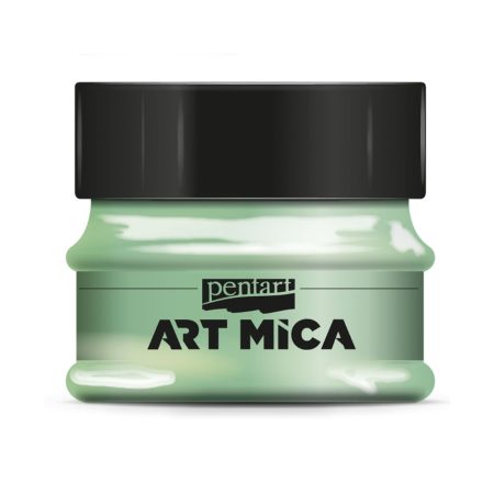 Mineral Powder - Pentart Art Mica Pigment Powder - Golden Green