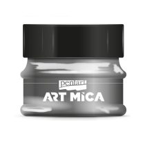   Mineral Powder - Pentart Art Mica Pigment Powder - Anthracite