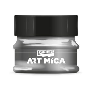 Mineral Powder - Pentart Art Mica Pigment Powder - Anthracite