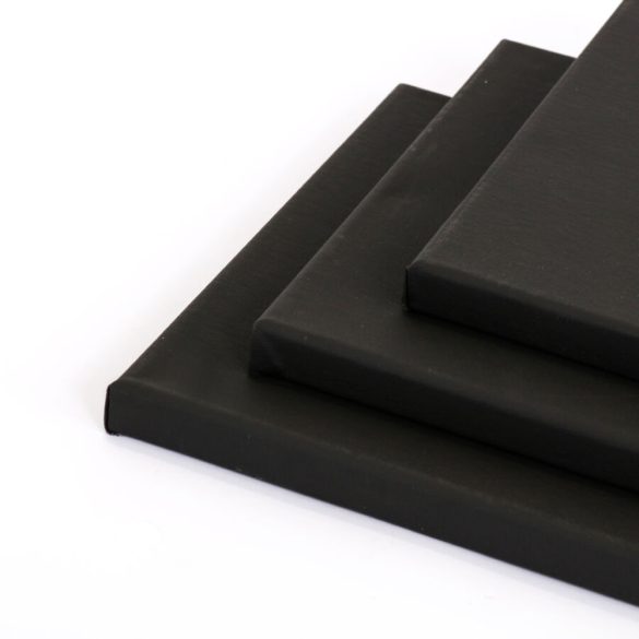 Festővászon, fekete, feszített - Pentart Black Stretched Canvas 24c30x1,9cm