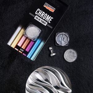 Pigment - Pentart Rub-on Colours Chrome Pigment 0,5g - Ezüst