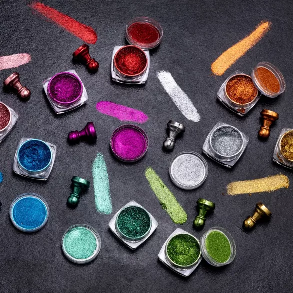 Pigment - Pentart Rub-on Colours Chrome Pigment 0,5g - Ezüst