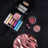 Pentart Rub-on pigment - Chrome - Rose Gold