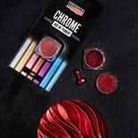 Pigment - Pentart Rub-on Colours Chrome Pigment 0,5g - Rubint