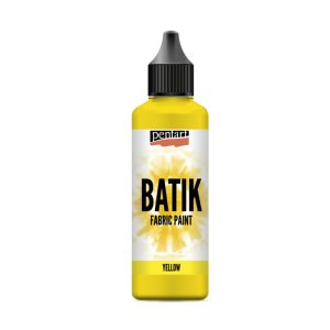 Batikfesték - Pentart textilfesték batikoláshoz, 80 ml - Sárga