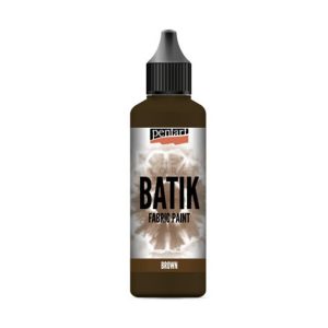 Batikfesték - Pentart textilfesték batikoláshoz, 80 ml - Barna