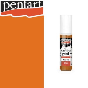 Acrylic paint - Pentart Matte Artist Color, 20ml - Red clay