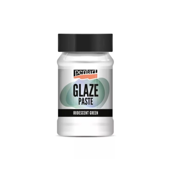 Mázpaszta - Pentart Glaze Paste 100ml - Irizáló Zöld