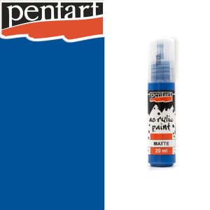 Acrylic paint - Pentart Matte Artist Color, 20ml - Blue