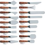 Painting knife with wooden handle - Extra Large - in different forms!