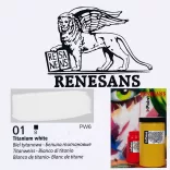 Acrylic paint - Renesans i-Paint Acrylic - 500ml - Titanium White