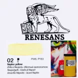 Akrilfesték - Renesans i-Paint Artist's Quality Fine Acrylic 500ml - Nápolyisárga