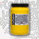 Acrylic paint - Renesans i-Paint Acrylic - 500ml - Lemon Yellow