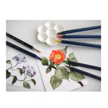 Akvarell ecsettoll - SAI Japanese Traditional - ecsetvégű tustoll - Vermilion