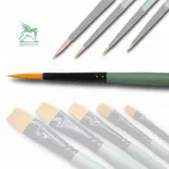 RENESANS Synthetic Gold Taklon Round Brush Series J1006R - 9