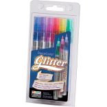 Marvy Uchida 6 Piece Decocolor Paint Marker Set, Assorted Glitter