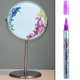 Kétvégű alkoholos marker készlet - Átlátszó füles dobozban - 24 db-os