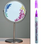 Marvy Uchida 6 Piece Decocolor Paint Marker Set, Assorted Glitter