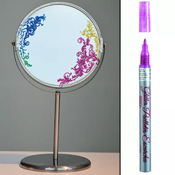 Kétvégű alkoholos marker készlet - Átlátszó füles dobozban - 24 db-os