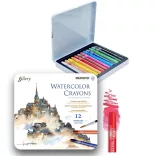 Mungyo Gallery Watercolor Crayons in Set - 12pcs (and other packaging)