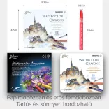 Akvarellkréta-készlet - Mungyo Gallery Watercolor Crayons in Set - 12pcs (és további kiszerelésekben)