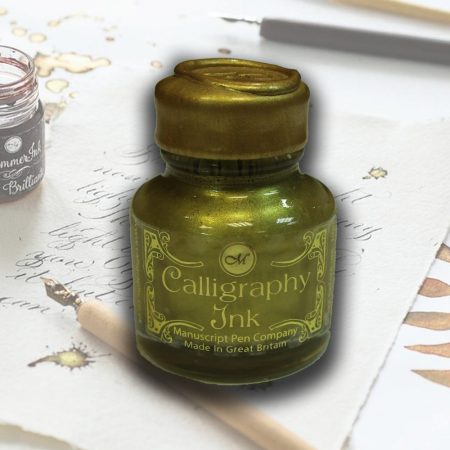 Calligraphy Ink - Manuscript calligraphy ink 30 ml  - Gold