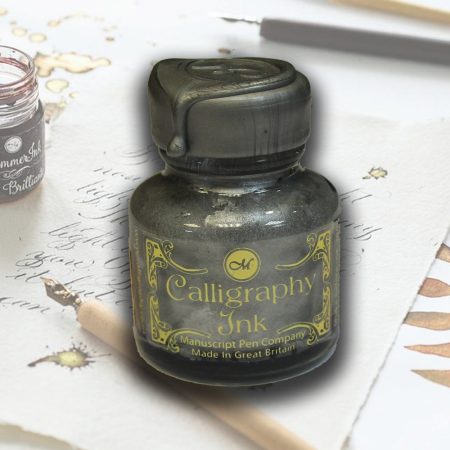 Calligraphy Ink - Manuscript kalligráfiai tinta 30 ml  - Silver