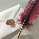 Manuscript Set of Sealing Wax Stick with wick, 3pc - Bronze/Silver/Gold