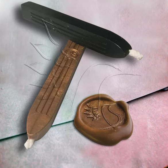Pecsétviasz - Manuscript, önégető kanóccal - KÜLÖNBÖZŐ SZÍNEKBEN
