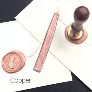 Solo Sealing Wax Stick with wick - Light Bronze