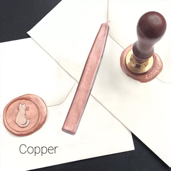 Solo Sealing Wax Stick with wick - Light Bronze