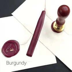 Solo Sealing Wax Stick with wick - Burgundy