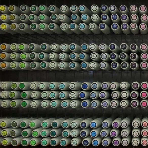 Ecsetfilc - Uchida Marvy Le Plume Alcohol Based Permanent Marker - CHERRY RED