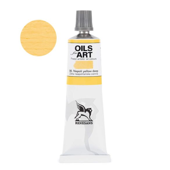 Olajfesték - Renesans Oils for Art - 60ml - Naples Yellow Deep - 06